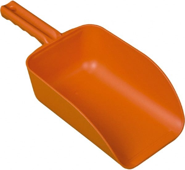 82 oz Orange Polypropylene Flat Bottom Scoop MPN:65007