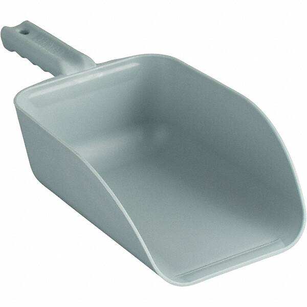 82 oz Gray Polypropylene Flat Bottom Scoop MPN:650088