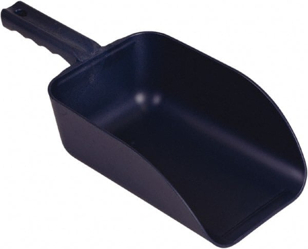 82 oz Blue Polypropylene & Semi-Ferrous Additive Flat Bottom Scoop MPN:6500MD3