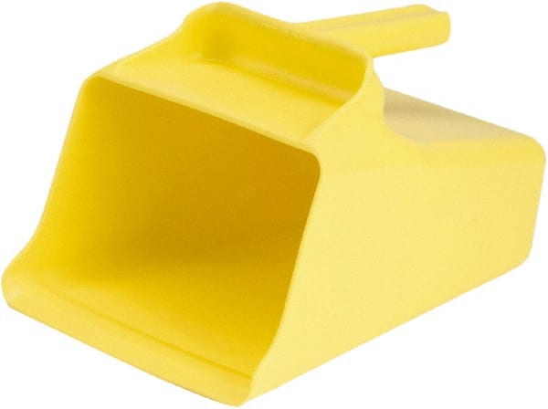 128 oz Yellow Polypropylene Flat Bottom Scoop MPN:65506