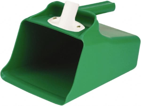 128 oz Green Polypropylene Flat Bottom Scoop MPN:65522