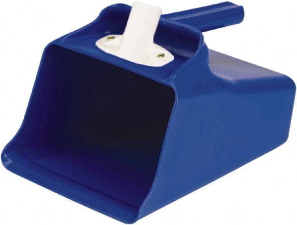 128 oz Blue Polypropylene Flat Bottom Scoop MPN:65523