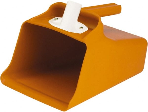 128 oz Orange Polypropylene Flat Bottom Scoop MPN:65527