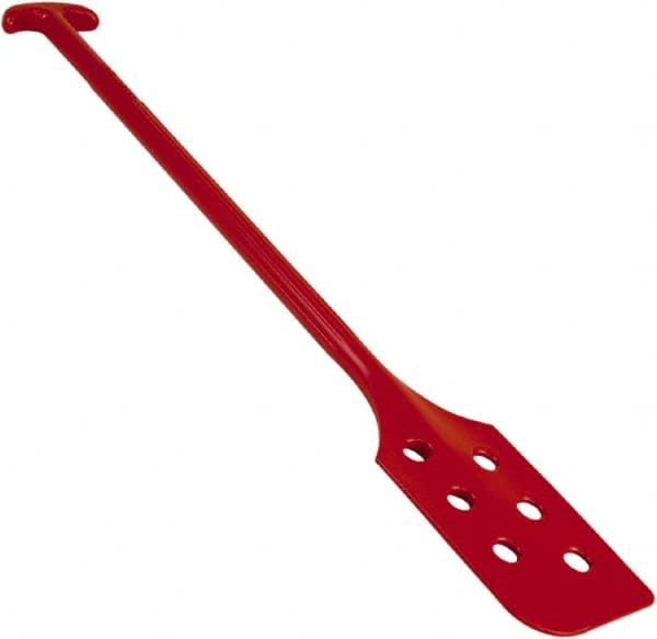 Red Polypropylene Mixing Paddle with Holes MPN:67744