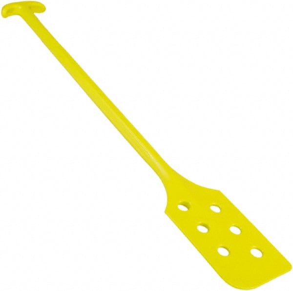 Yellow Polypropylene Mixing Paddle with Holes MPN:67746