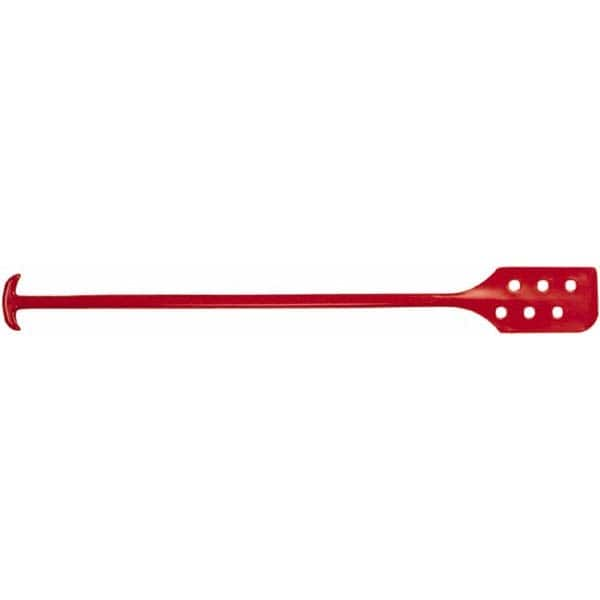 Red Polypropylene Mixing Paddle with Holes MPN:67764