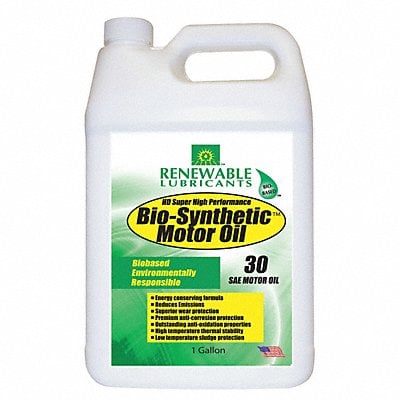 Engine Oil 30 Bio-Synthetic 1gal MPN:85243