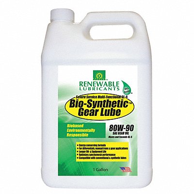 Gear Oil Bio-Synthetic 1 gal 80W90 MPN:82133