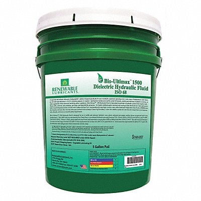 Hydraulic Oil Pail Yellow 5 gal. MPN:81074