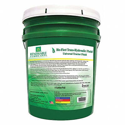 Hydraulic Oil Pail Yellow 5 gal. MPN:81204