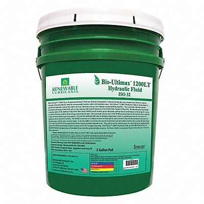 Hydraulic Oil Pail Yellow 5 gal. MPN:81334