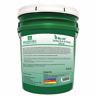 Hydraulic Oil Pail Yellow 5 gal. MPN:81714