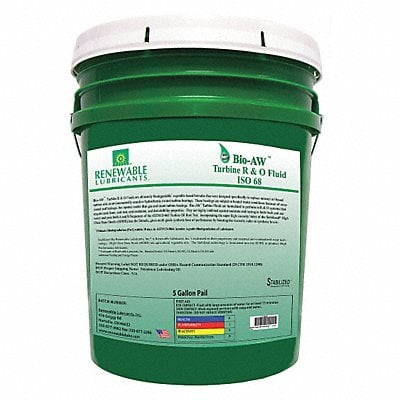 Hydraulic Oil Pail Yellow 5 gal. MPN:81724