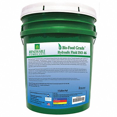 Bio-Food Grade Hydraulic Fluid 5 Gal 46 MPN:87134