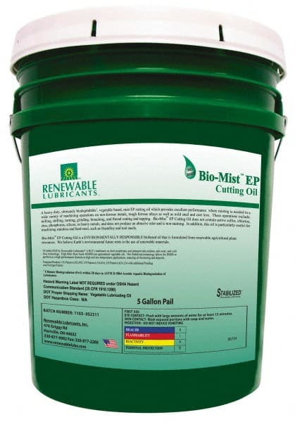 Cutting Fluid: 5 gal Pail MPN:86734