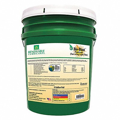 Lubricant Pail Light Golden 5 gal. MPN:80354