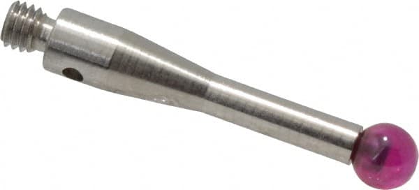 CMM Ball Stylus: 4 mm Ball Dia, 21 mm OAL, M3 MPN:A-5000-7606