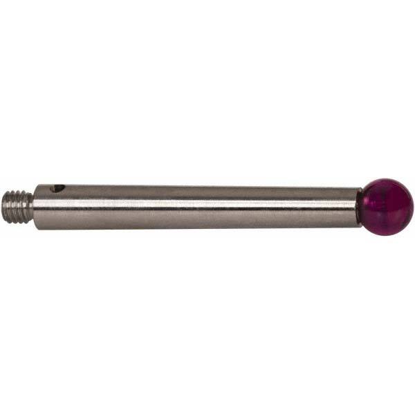 CMM Ball Stylus: 5 mm Ball Dia, 31 mm OAL, M3 MPN:A-5000-7648