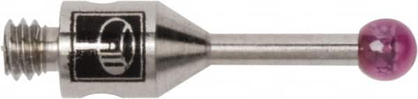 CMM Ball Stylus: 2 mm Ball Dia, 10 mm OAL, M2 MPN:A-5000-7807