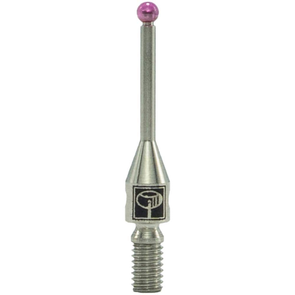 CMM Ball Stylus: 2 mm Ball Dia, 21.5 mm OAL, M3 MPN:A-5003-0076