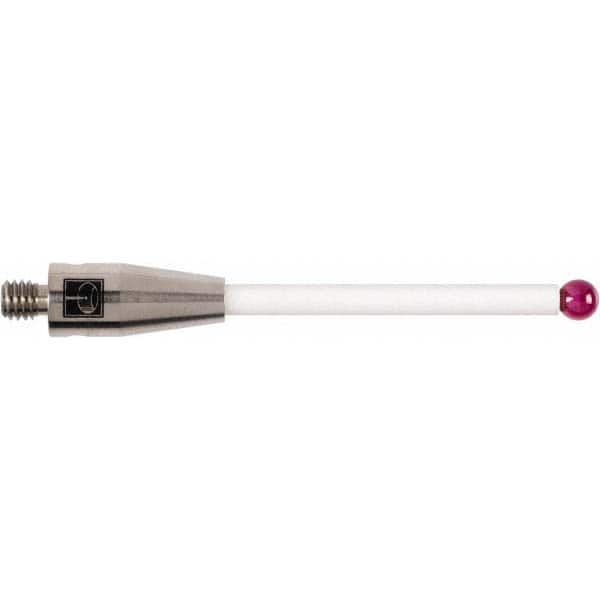 CMM Ball Stylus: 4 mm Ball Dia, 50 mm OAL, M4 MPN:A-5003-0233