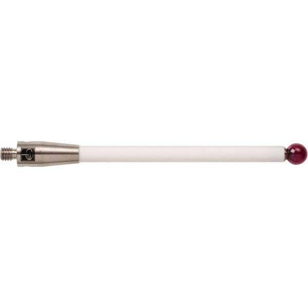 CMM Ball Stylus: 6 mm Ball Dia, 75 mm OAL, M4 MPN:A-5003-2764