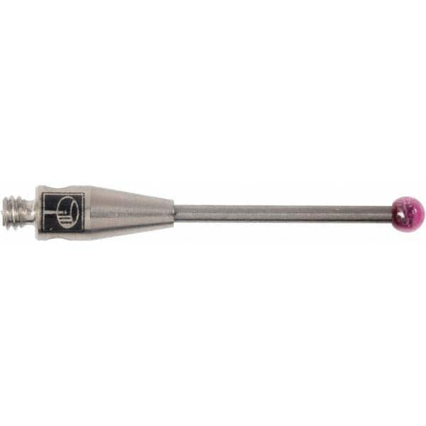 CMM Ball Stylus: 2 mm Ball Dia, 21 mm OAL, M2 MPN:A-5003-3822