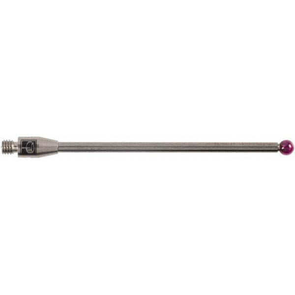 CMM Ball Stylus: 3 mm Ball Dia, 58 mm OAL, M5 MPN:A-5555-0021