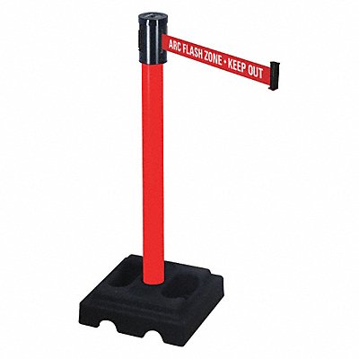 Belt Barrier Square Black Rubber PVC MPN:322PRD-ARC