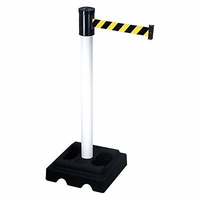 Barrier Post with Belt 40 in H 15 ft L MPN:322PWH-BYD