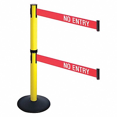Barrier Post Black No Entry Cast Iron MPN:331DYA-NE