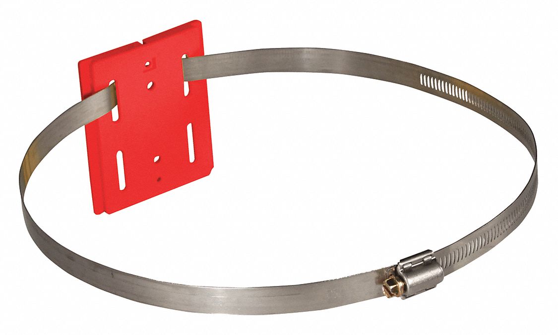 Wall Mount Plate 1 W Includes Hose Clamp MPN:WP412HC1-RD