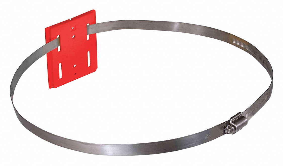 Wall Mount Plate 12 L Polycarbonate Red MPN:WP412HC2-RD