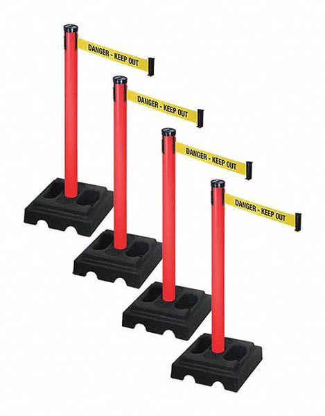 Barrier Systems Post Red 10 ft Belt MPN:PSBA302PRD-DKO