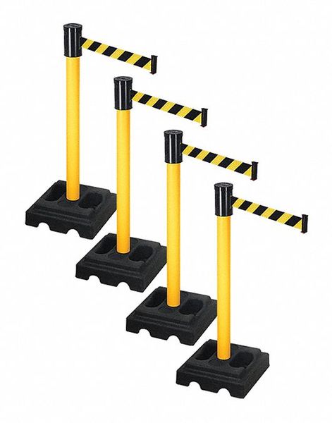 Barrier Systems Post Yellow 15 ft Belt MPN:PSBA322PYW-BYD
