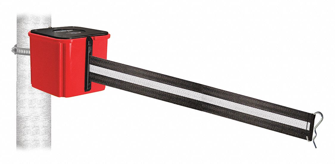 Belt Barrier Red Blk/White Striped Belt MPN:WH412RD15-BW-HC