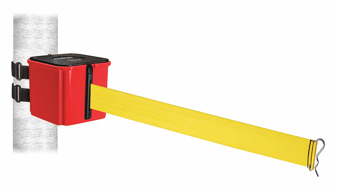 Belt Barrier Yellow Belt 15ft Belt L Red MPN:WH412RD15-YW-V