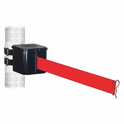 Belt Barrier Blk Wall Mt Red Belt 15ftL MPN:WH412SB15-RD-V