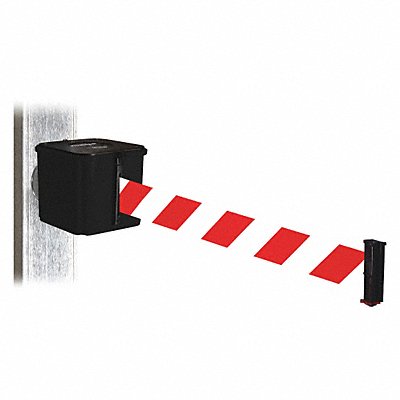 Belt Barrier Blk Red/White Belt 15 ft L MPN:WH412SB15-RWD-MM