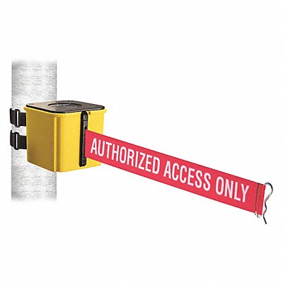 Belt Barrier Ylw Authorized Access Only MPN:WH412YW30-AAO-V