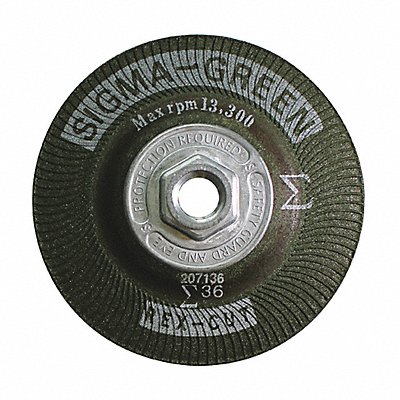 Grinding Wheel 4-1/2 x 5/8-11 36 Grit MPN:730002