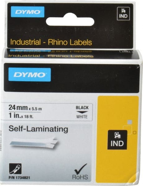 Label Maker Label: White, Vinyl, 216