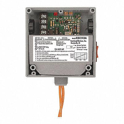 Enclsd 20A Rly/Current Switch Adjustable MPN:RIBX24SBA