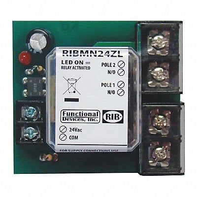 Track Mount Relay 30A DPST-N/O MPN:RIBMN24ZL