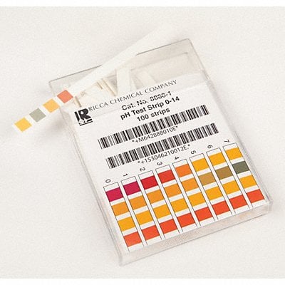 pH Test Strips 0 to 14 pH PK100 MPN:R8880000-Each