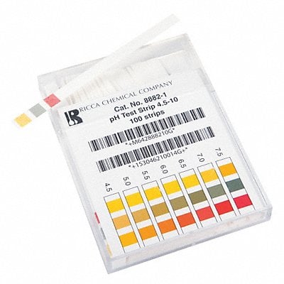 pH Test Strips 2 to 9 pH PK100 MPN:R8884000-Each