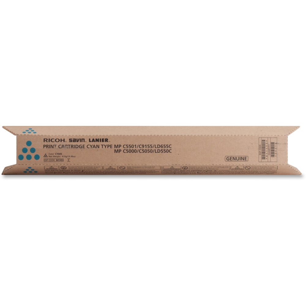 Ricoh - 410 g - cyan - original - toner cartridge - for Ricoh MP C4501, MP C5501, MP C5501AD MPN:841455