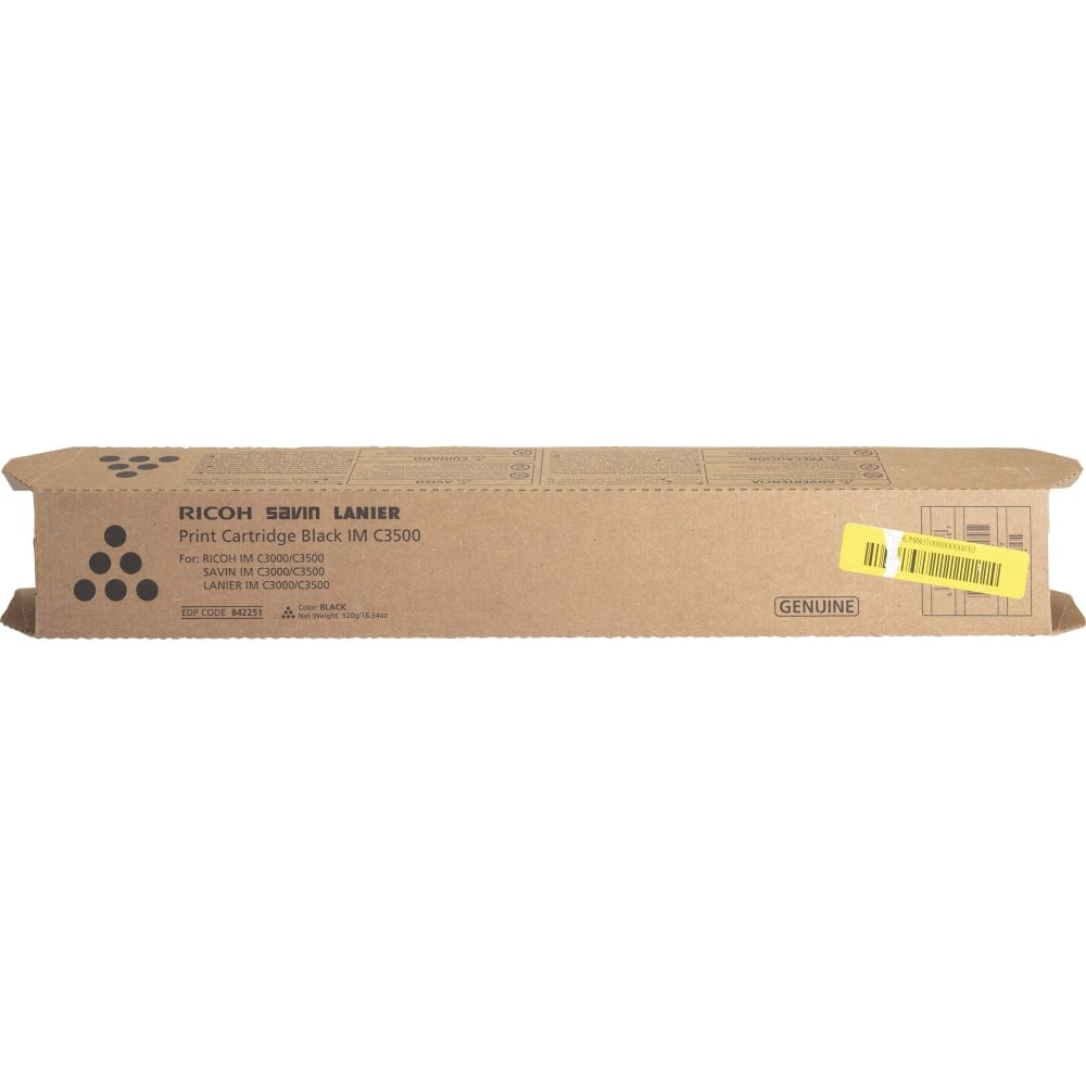 Ricoh IM C3500 - Black - original - toner cartridge - for IM C3500 MPN:842251