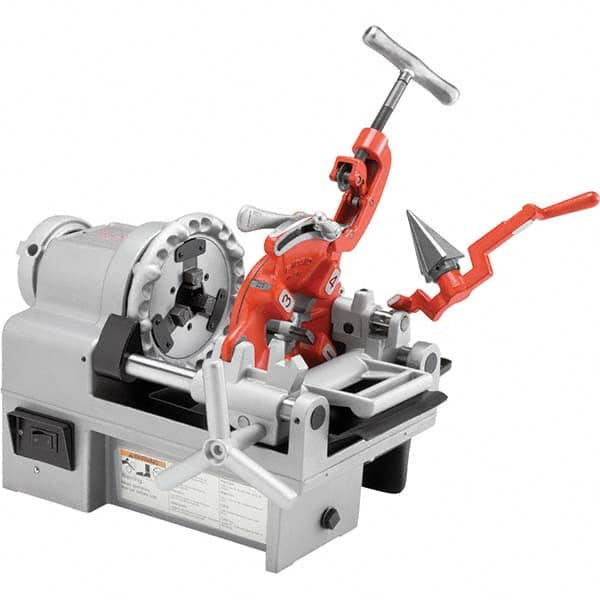 Pipe Threading Machines, Chuck Type: Front Chuck , Die Head Type: Model 811A , Motor Control Type: Heavy-Duty Toggle On-Off with Integral Foot Switch  MPN:61142