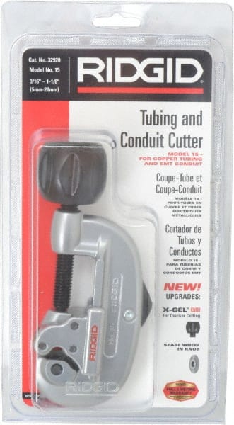 Hand Tube Cutter: 3/16 to 1-1/8